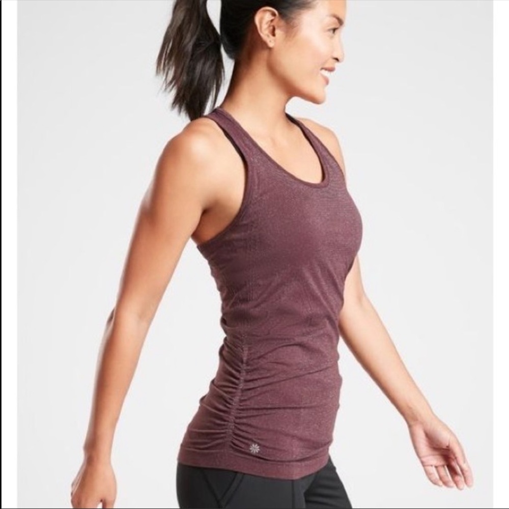 Athleta Speedlight Glow Sparkle Tank Top